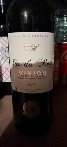 Bordeaux Cos Du Roy 2020