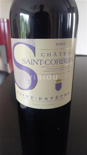 Bordéus Saint-Estèphe Château Saint-Corbian 2005