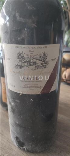 Zuidwest-Frankrijk Cahors Château Plat Faisant de l'Ancêtre 2007