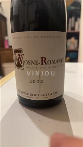 Borgogna Vosne-Romanée Domaine Berthaut-Gerbet 2022