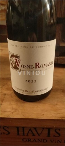 Burgundi Vosne-Romanée Domaine Berthaut-Gerbet 2022