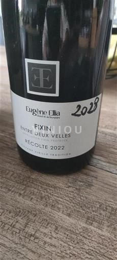 Burgundy Fixin Eugène Ellia Entre Deux Velles 2022