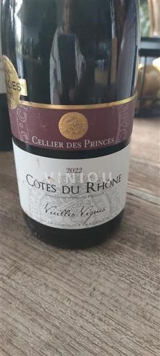 Thung lũng Rhône Côtes-du-rhône Cellier des Princes Vieilles Vignes 2022