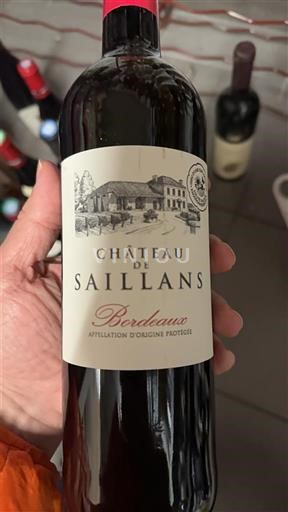 Burdeos Bordeaux Château Saillans 2022