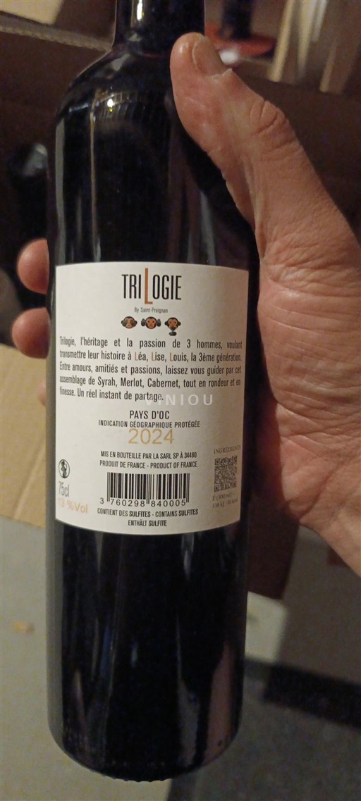 Languedoc-Roussillon Pays d'Oc Saint-Preignan Trilogie 2024
