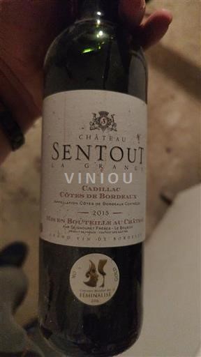 Bordeaux Cadillac-côtes-de-bordeaux Château Sentout La Grange 2015