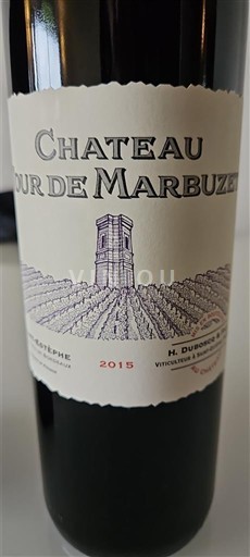 Burdeos Saint-Estèphe Château Tour de Marbuzet 2015