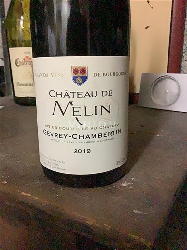 Bourgogne Gevrey-chambertin Château Melin 2019