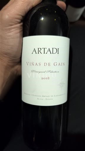 La Rioja Rioja Artadi Vinas de gain 2018
