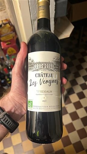 Bordeaux Château Les Vergnes 2021