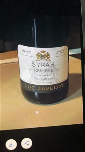 Rhône Valley Côtes du Rhône Luc Javelot Réserve 2013
