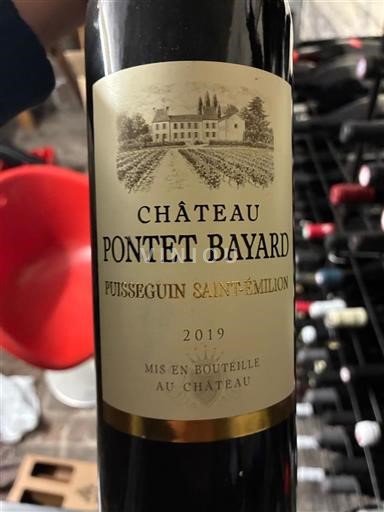 Burdeos Puisseguin-saint-émilion Château Pontet Bayard 2019