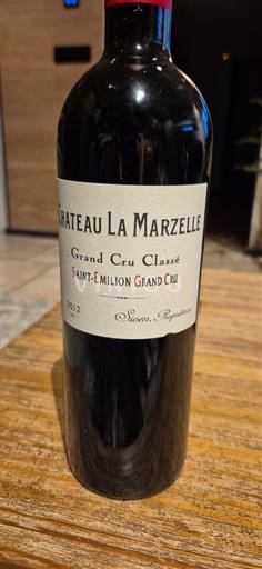 Bordeaux Saint-Émilion Grand Cru Grand Cru Château La Marzelle 2012