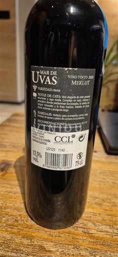 Castela-La Mancha Não especificado Mar de Uvas Merlot 2020