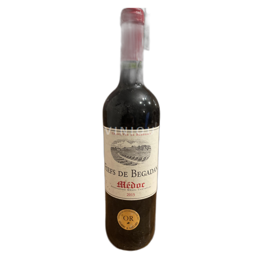 Vin Rouge sec Fiefs de Begadan 2015 France Bordeaux Médoc AOC