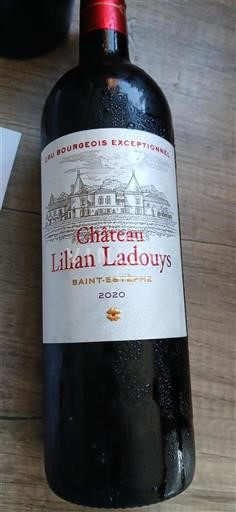 Bordeaux Saint-Estèphe Cru Bourgeois Exceptionnel Château Lilian Ladouys 2020