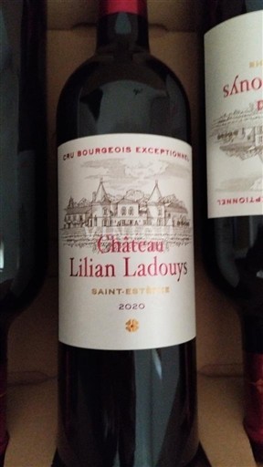 Bordeaux Saint-Estèphe Cru Bourgeois Exceptionnel Château Lilian Ladouys 2020