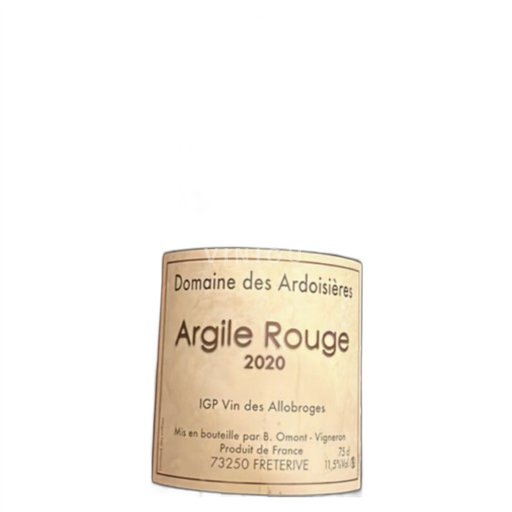 Alpen en Rhônevallei Vins des Allobroges Domaine des Ardoisières Argile Rouge 2020