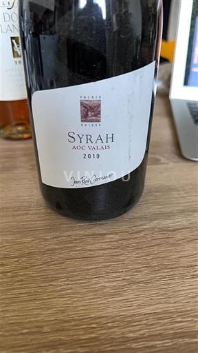 Vin Rouge sec Jean-René Germanier 2019 Suisse Valais AOC