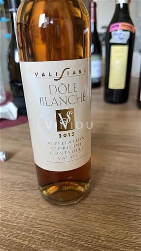 Valais No especificado Valisiana Dôle Blanche 2015
