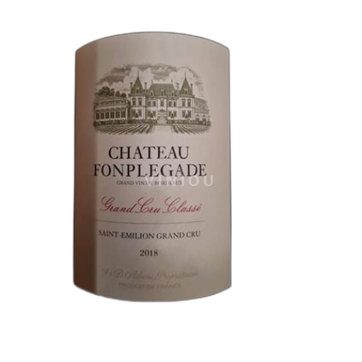 Vin Rouge sec Château Fonplégade 2018 France Bordeaux Saint-Émilion Grand Cru AOC