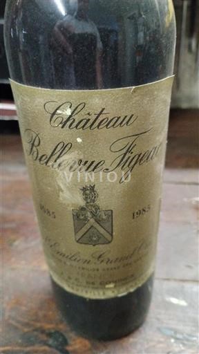 Burdeos Saint-Émilion Château Bellevue Figeac 1985