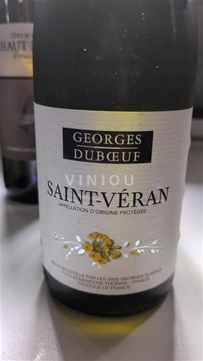 Burgundi Saint-Véran Georges Dubœuf 2019