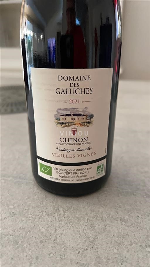 Dolina Loare Chinon Domaine Des Galuches Vieilles Vignes 2021