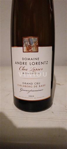 Alsacia No especificado Grand Cru Domaine André Lorentz Clos Zisser 2020