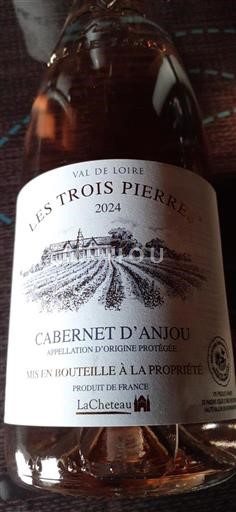 Thung lũng sông Loire Cabernet-d'Anjou LaCheteau Les Trois Pierres 2024