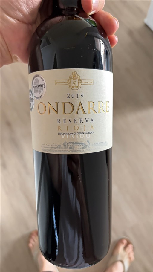 La Rioja Rioja Ondarre Reserva 2019