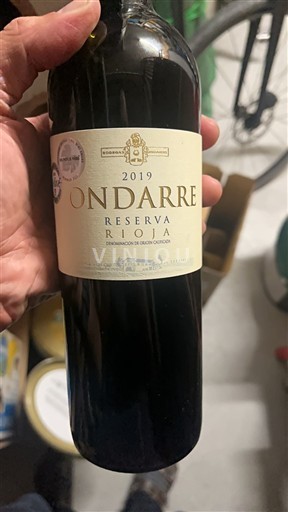 La Rioja Rioja Ondarre Reserva 2019