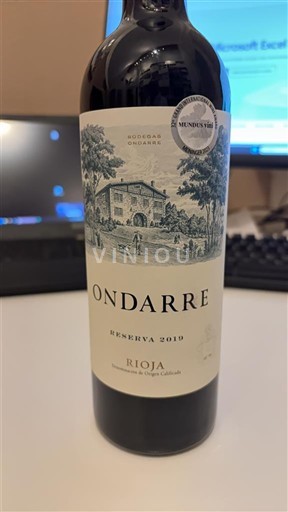 Ла-Ріоха Ріоха Ondarre Reserva 2019