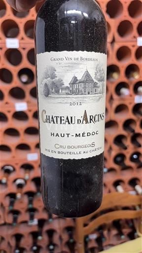 Bordeaux Haut-Médoc Château Arcins 2012