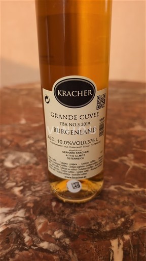 Burgenland Không được chỉ định Kracher Grande Cuvee TBA No.5 2019