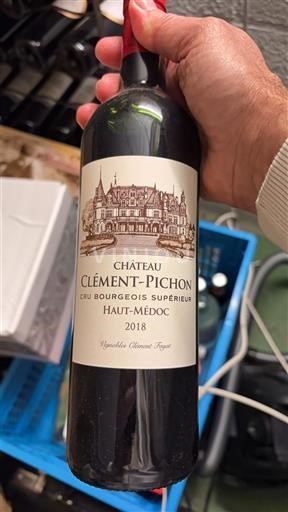 Bordeaux Haut-Médoc Cru Bourgeois Supérieur Château Clément-Pichon 2018