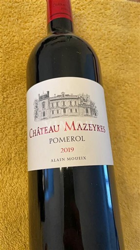 Bordeaux Pomerol Château Mazeyres 2019