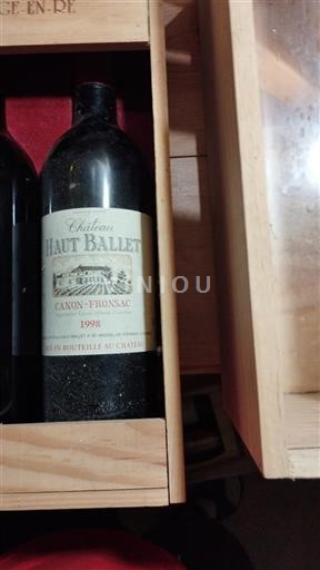 Burdeos Canon-Fronsac Château Haut Ballet 1998