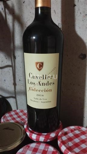 Mendoza Valle de Uco Cuvelier Los Andes Colección 2016