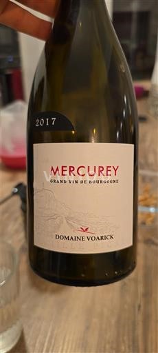 Burgundy Mercurey Domaine VOARICK 2017