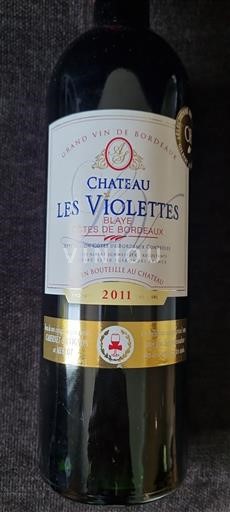 Bordeaux Blaye-côtes-de-bordeaux Château Les Violettes 2011
