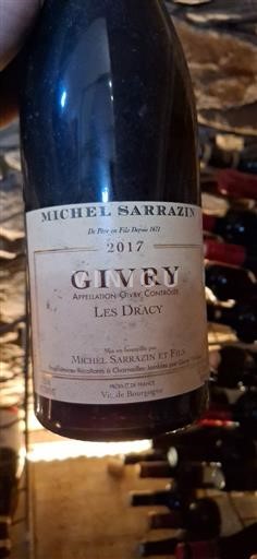 Bourgogne Givry Michel Sarrazin Les Dracy 2017