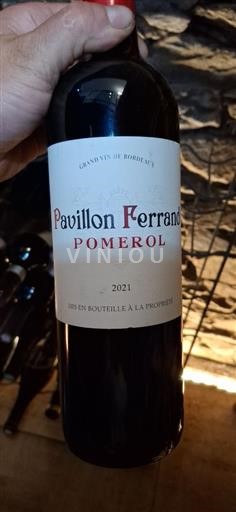 Vin Rouge sec Pavillon Ferrand 2021 France Bordeaux Pomerol AOC