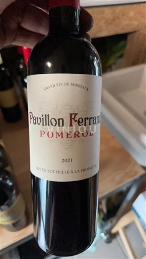 Bordeaux Pomerol Pavillon Ferrand 2021