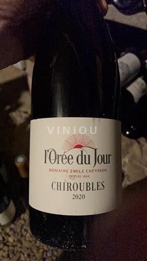 Beaujolais Chiroubles Domaine Emile Cheysson L'Orée du Jour 2020