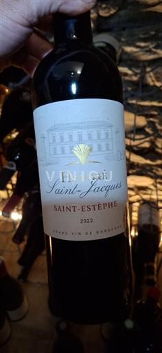 Bordeaux Saint-Estèphe Honoré Saint-Jacques 2022