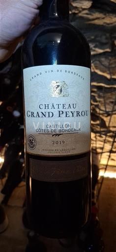 Bordeaux Castillon-côtes-de-bordeaux Château Grand Peyrou 2019