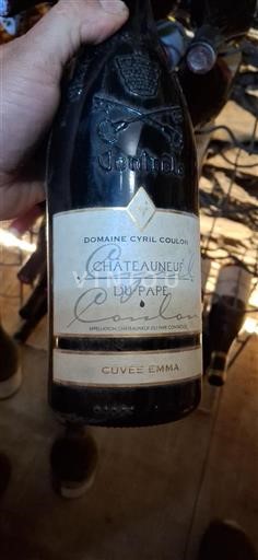 Vin Rouge sec Emma Domaine Cyril Coulon Non millésimé France Vallée du Rhône Châteauneuf-du-pape AOC