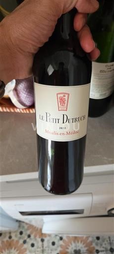 Burdeos Moulis-en-Médoc Château Dutruch Grand Poujeaux Le Petit Dutruch 2022