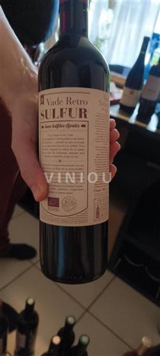 Languedoc Ospecificerad Vignoble Le Saut du Loup Vade Retro Sulfur Icke årgångsbetecknad